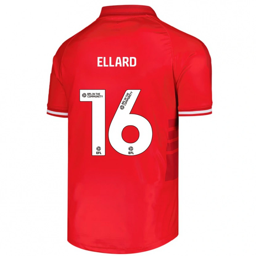 Danxen Kinder Aston Ellard #16 Rot Weiß Heimtrikot Trikot 2025/26 T-Shirt Österreich