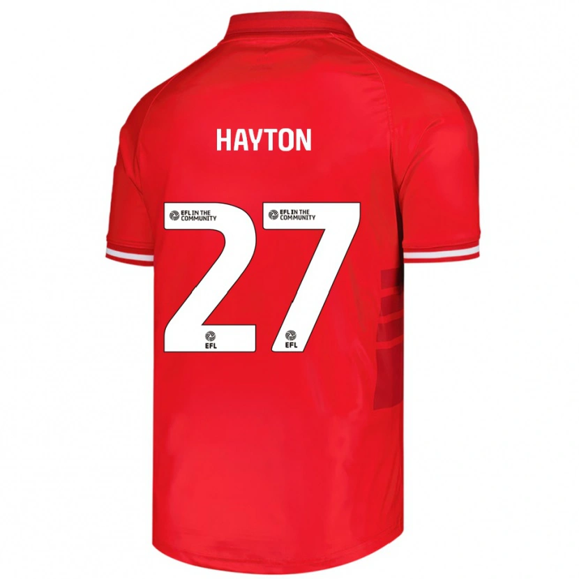 Danxen Kinder Adam Hayton #27 Rot Weiß Heimtrikot Trikot 2025/26 T-Shirt Österreich