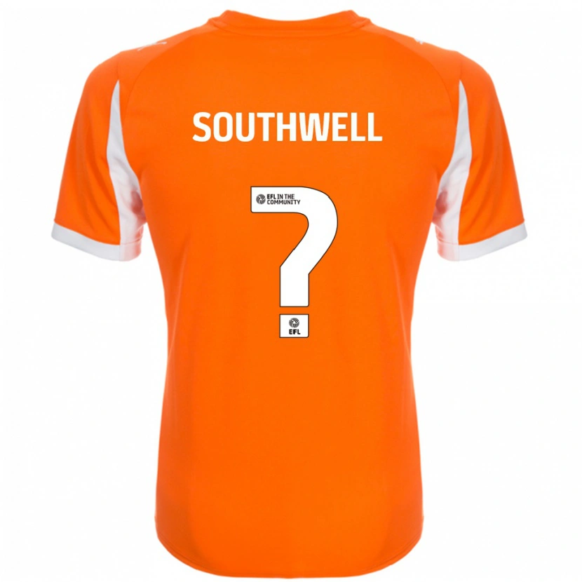 Danxen Kinder Olivia Southwell #0 Orange Weiß Heimtrikot Trikot 2025/26 T-Shirt Österreich