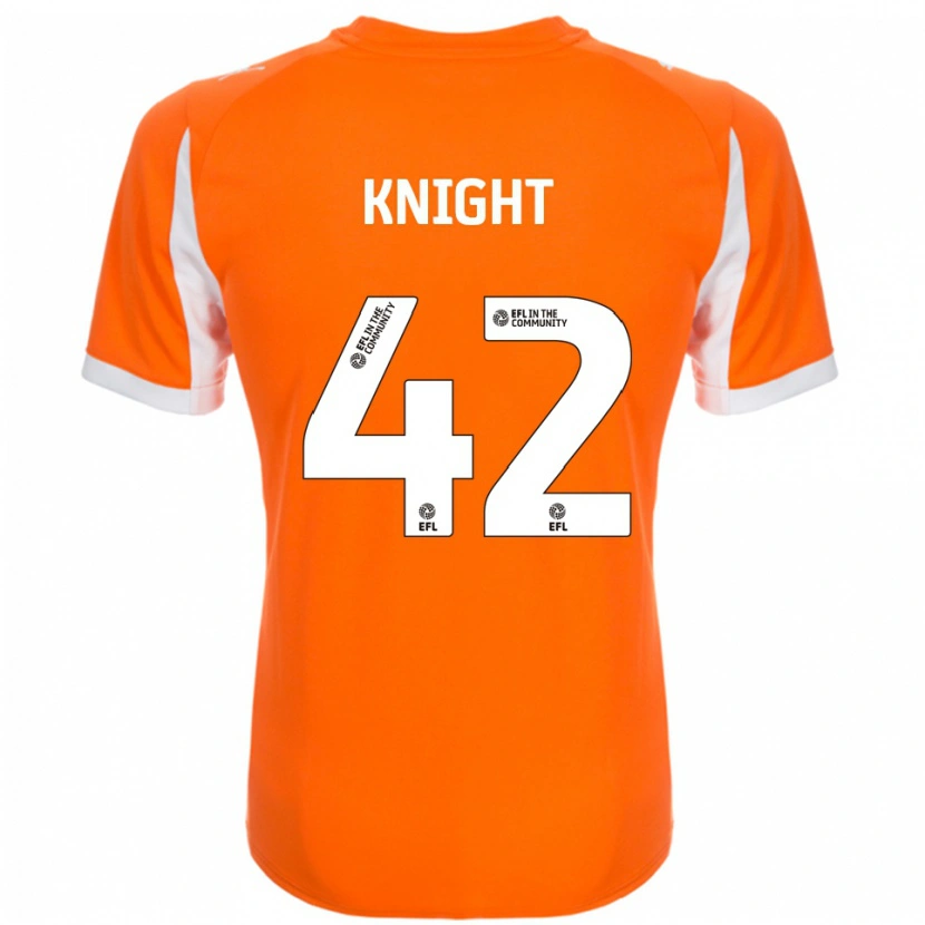 Danxen Kinder Spencer Knight #42 Orange Weiß Heimtrikot Trikot 2025/26 T-Shirt Österreich