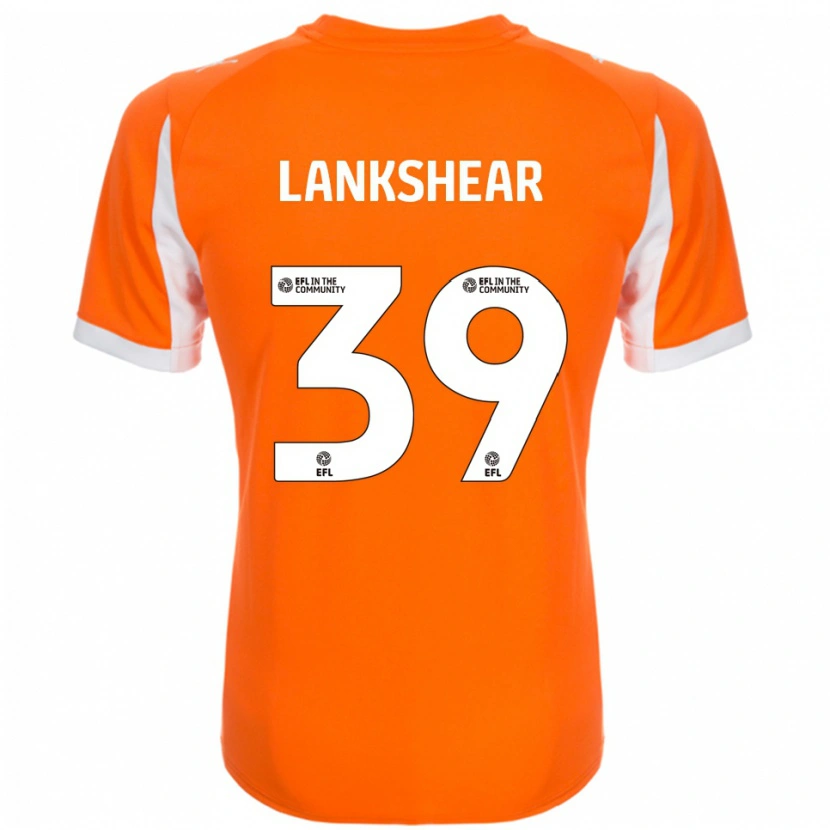 Danxen Kinder Alex Lankshear #39 Orange Weiß Heimtrikot Trikot 2025/26 T-Shirt Österreich