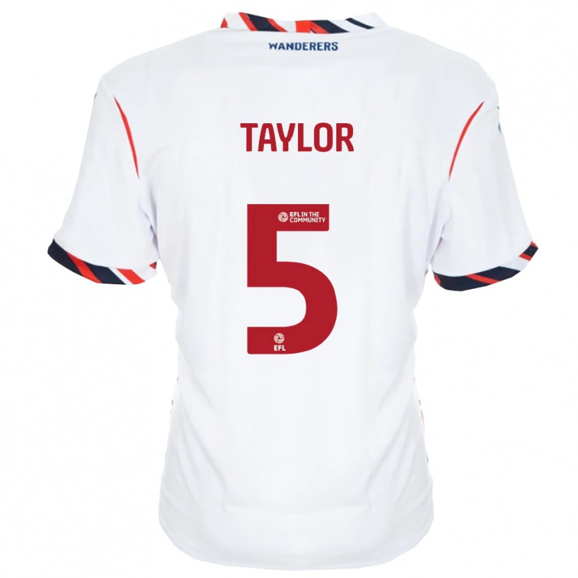 Danxen Kinder Richard Taylor #5 Weiß Rot Heimtrikot Trikot 2025/26 T-Shirt Österreich