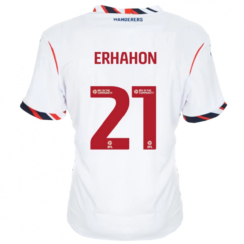 Danxen Kinder Ethan Erhahon #21 Weiß Rot Heimtrikot Trikot 2025/26 T-Shirt Österreich