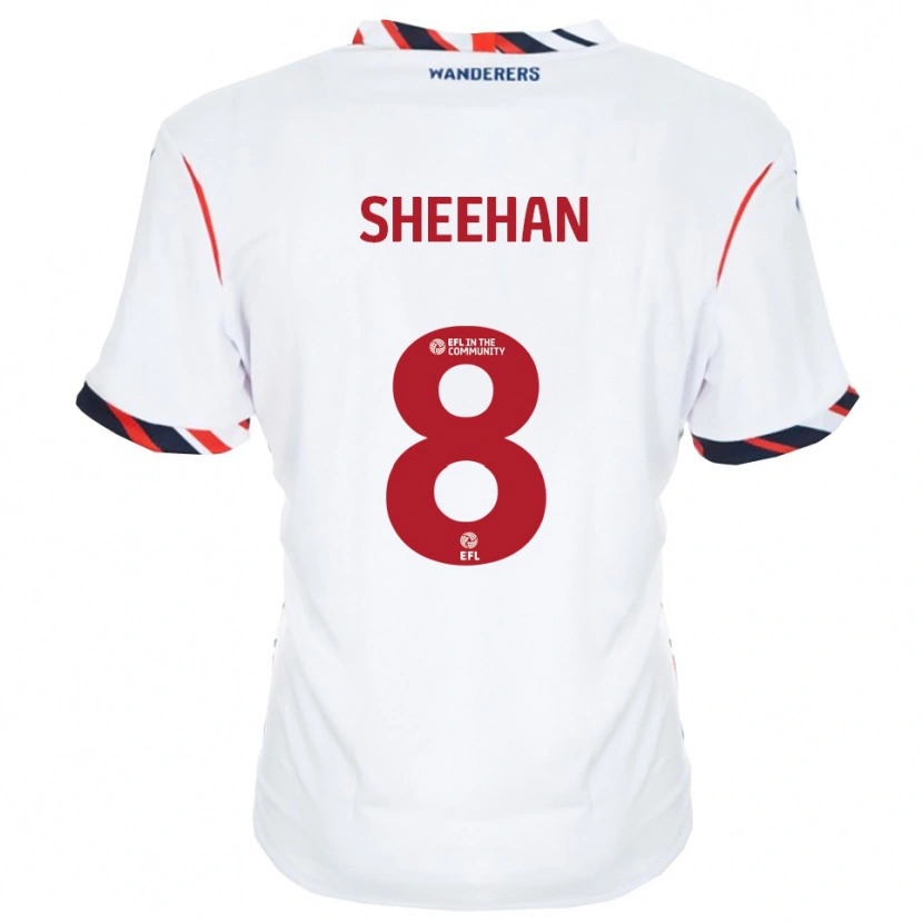 Danxen Kinder Josh Sheehan #8 Weiß Rot Heimtrikot Trikot 2025/26 T-Shirt Österreich