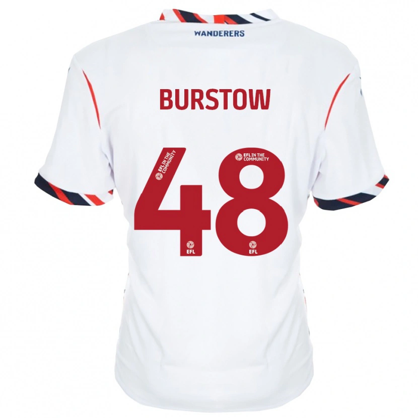 Danxen Kinder Mason Burstow #48 Weiß Rot Heimtrikot Trikot 2025/26 T-Shirt Österreich
