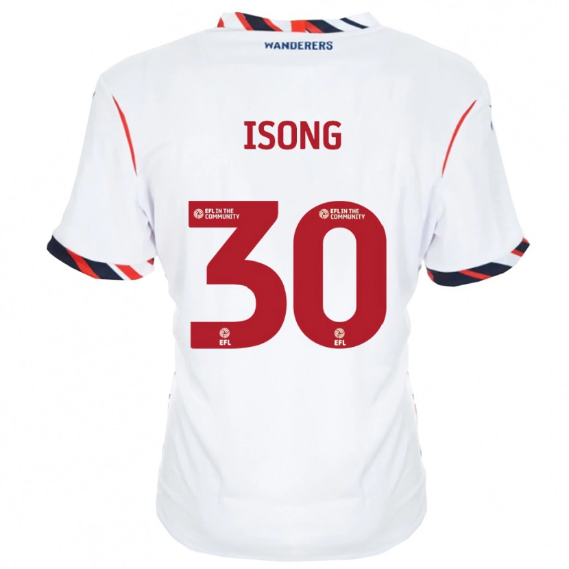 Danxen Kinder Mark Isong #30 Weiß Rot Heimtrikot Trikot 2025/26 T-Shirt Österreich