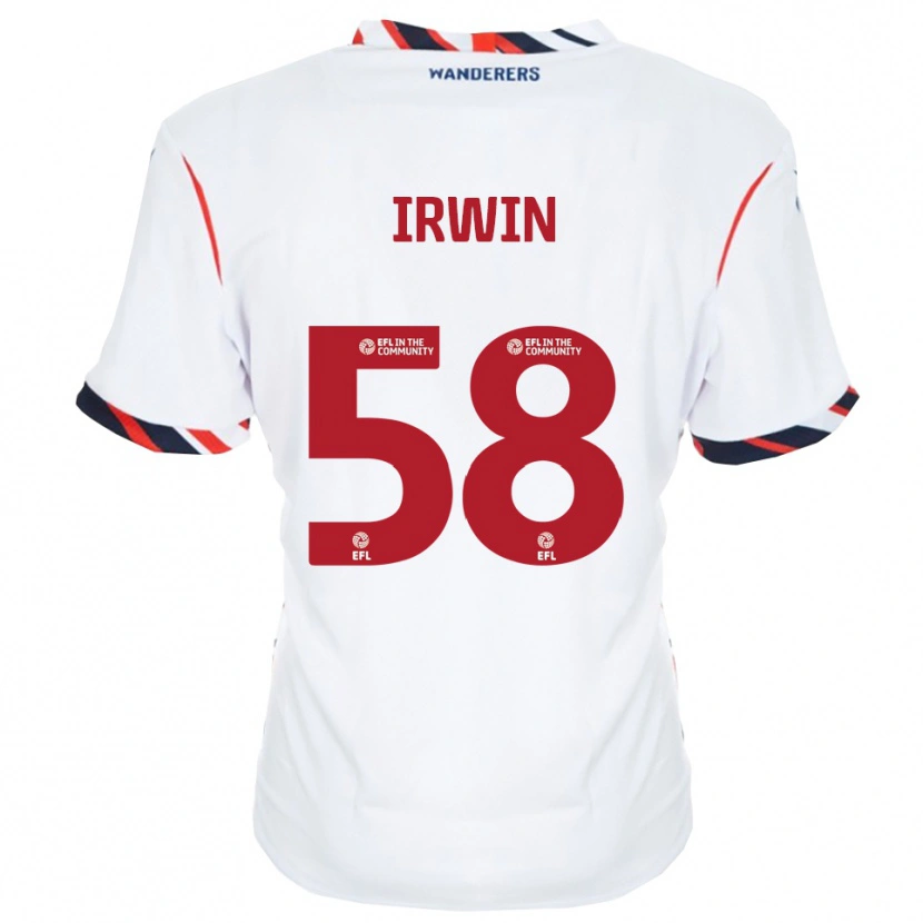 Danxen Kinder Harley Irwin #58 Weiß Rot Heimtrikot Trikot 2025/26 T-Shirt Österreich