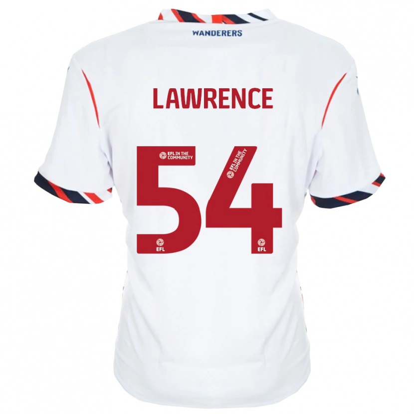 Danxen Kinder Daeshon Lawrence #54 Weiß Rot Heimtrikot Trikot 2025/26 T-Shirt Österreich
