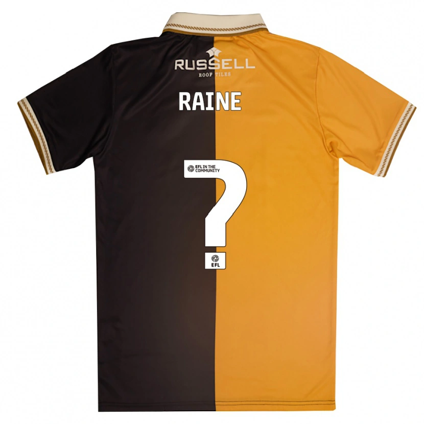 Danxen Kinder Max Raine #0 Gelb Schwarz Heimtrikot Trikot 2025/26 T-Shirt Österreich