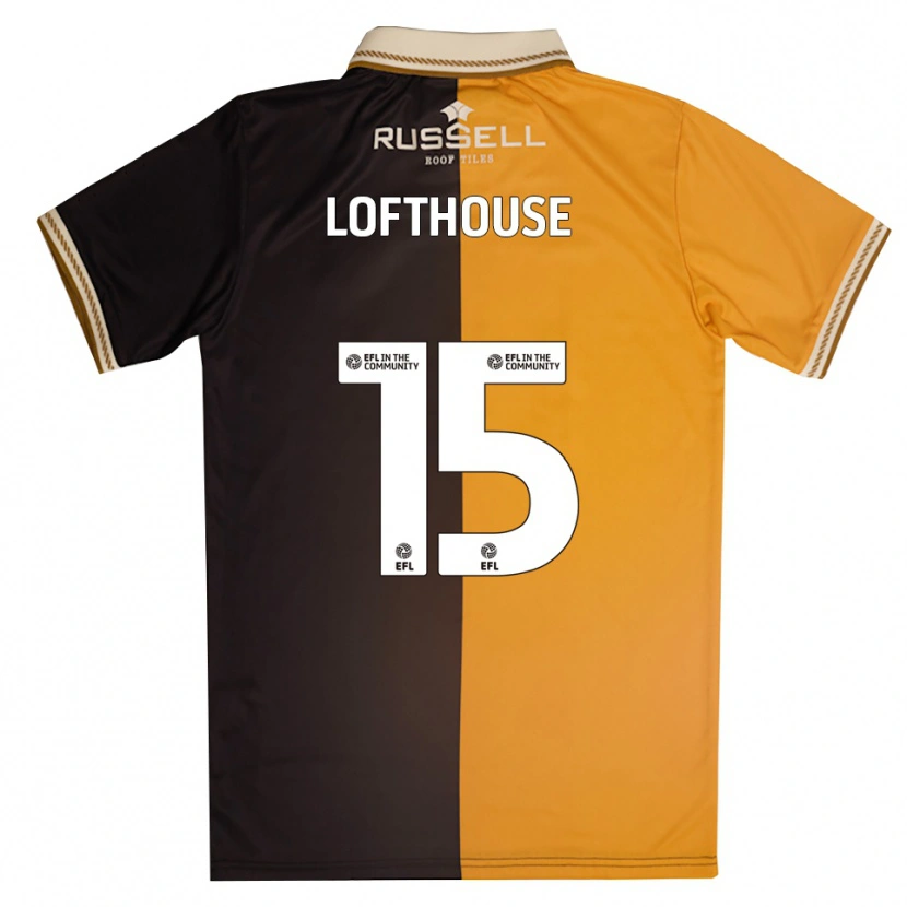 Danxen Kinder Kyran Lofthouse #15 Gelb Schwarz Heimtrikot Trikot 2025/26 T-Shirt Österreich