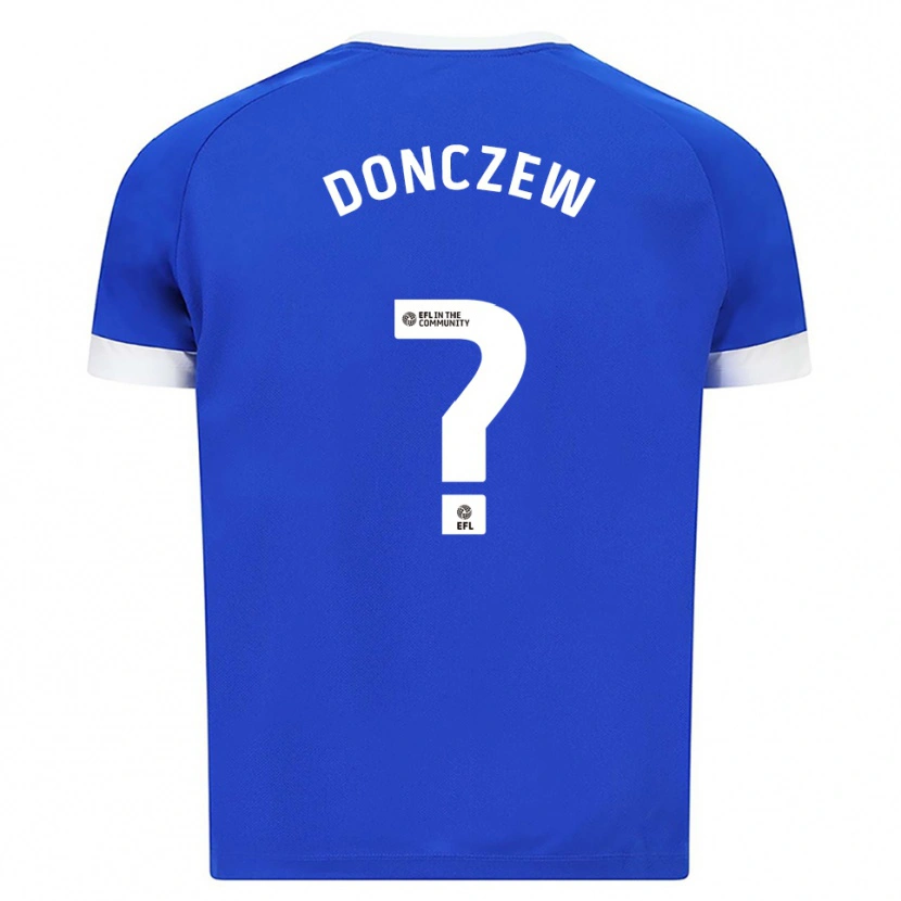 Danxen Kinder Axel Donczew #0 Blau Weiß Heimtrikot Trikot 2025/26 T-Shirt Österreich