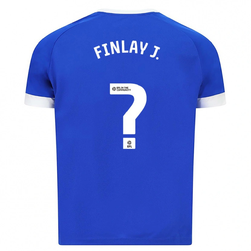 Danxen Kinder Finlay Johnson #0 Blau Weiß Heimtrikot Trikot 2025/26 T-Shirt Österreich