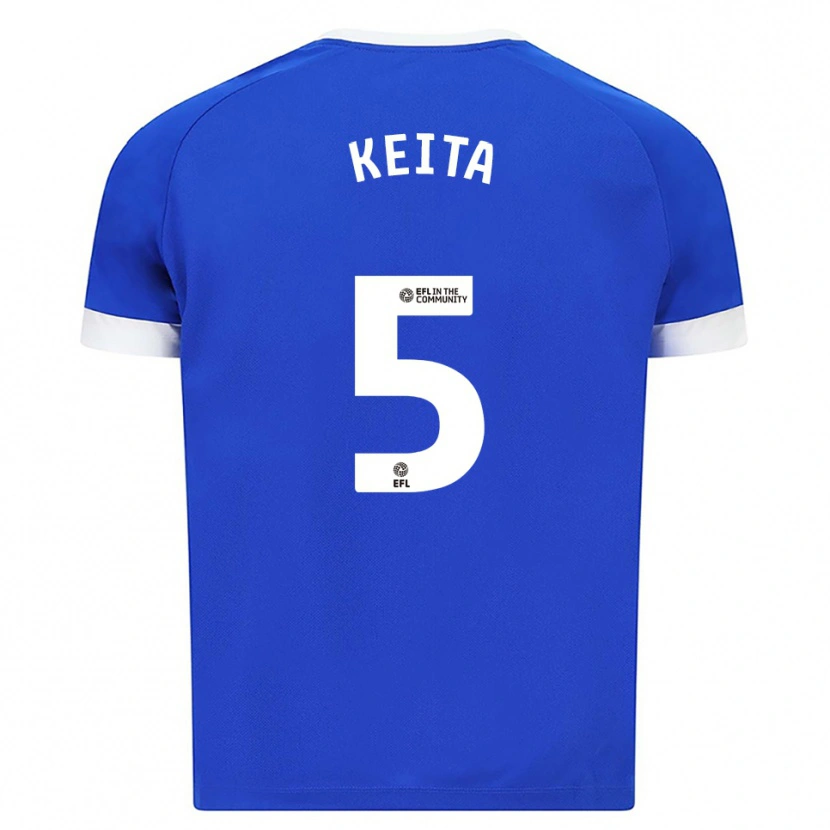 Danxen Kinder Gabriel Keita #5 Blau Weiß Heimtrikot Trikot 2025/26 T-Shirt Österreich