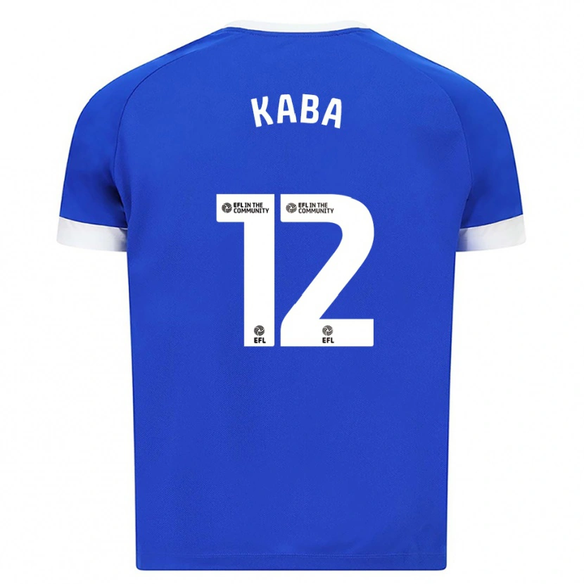 Danxen Kinder Sekou Kaba #12 Blau Weiß Heimtrikot Trikot 2025/26 T-Shirt Österreich