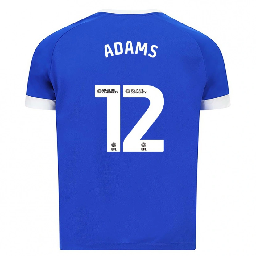 Danxen Kinder Kelly Adams #12 Blau Weiß Heimtrikot Trikot 2025/26 T-Shirt Österreich