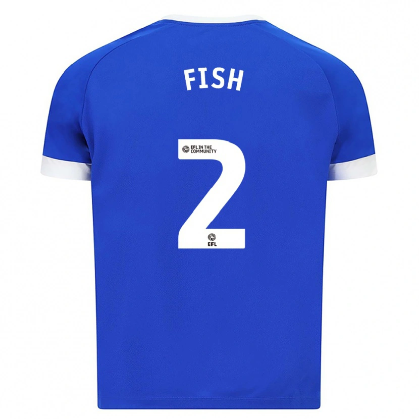 Danxen Kinder Will Fish #2 Blau Weiß Heimtrikot Trikot 2025/26 T-Shirt Österreich