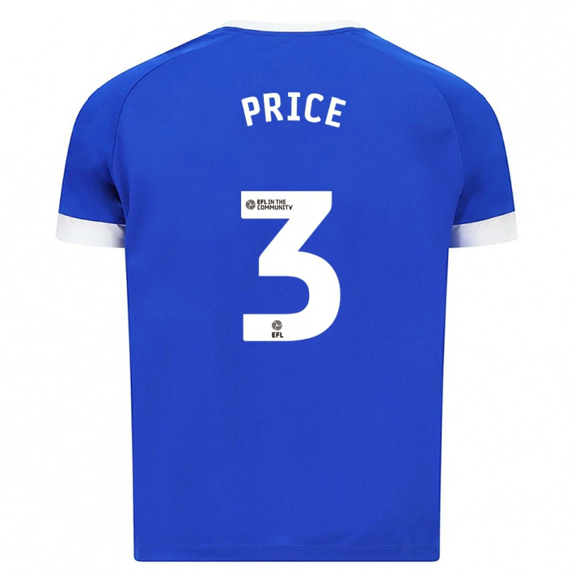 Danxen Kinder Ffion Price #3 Blau Weiß Heimtrikot Trikot 2025/26 T-Shirt Österreich