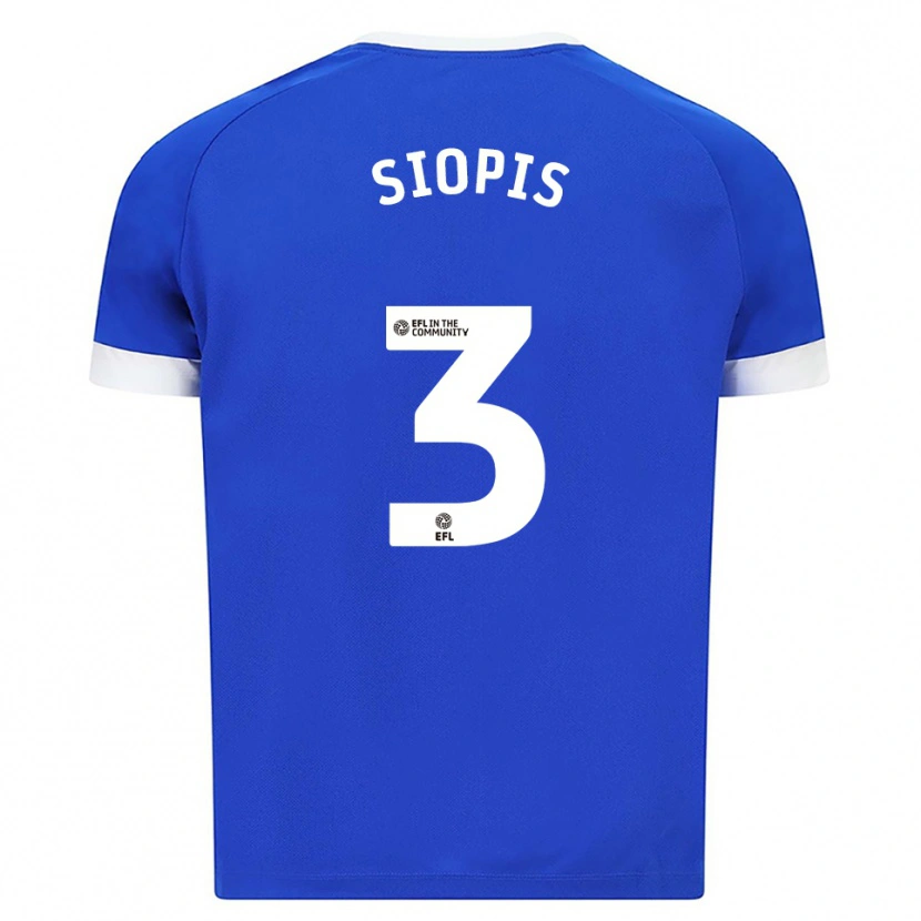 Danxen Kinder Manolis Siopis #3 Blau Weiß Heimtrikot Trikot 2025/26 T-Shirt Österreich
