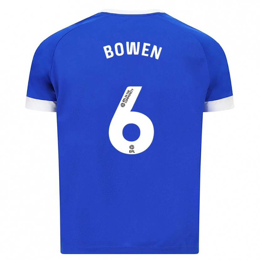 Danxen Kinder Megan Bowen #6 Blau Weiß Heimtrikot Trikot 2025/26 T-Shirt Österreich