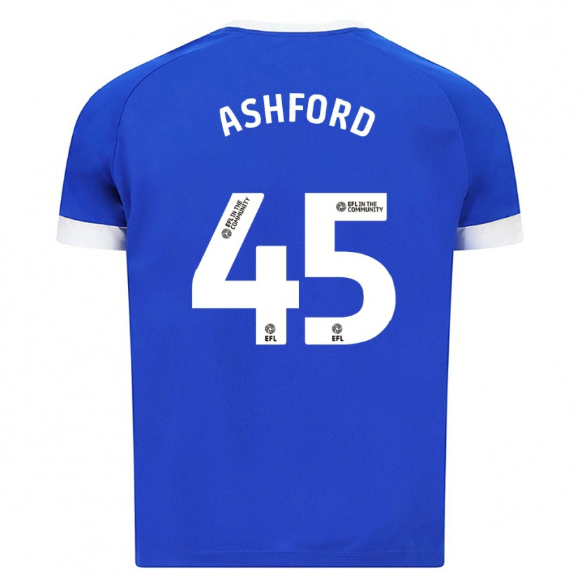 Danxen Kinder Cian Ashford #45 Blau Weiß Heimtrikot Trikot 2025/26 T-Shirt Österreich