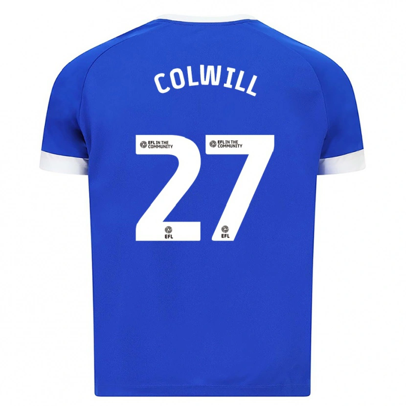 Danxen Kinder Joel Colwill #27 Blau Weiß Heimtrikot Trikot 2025/26 T-Shirt Österreich