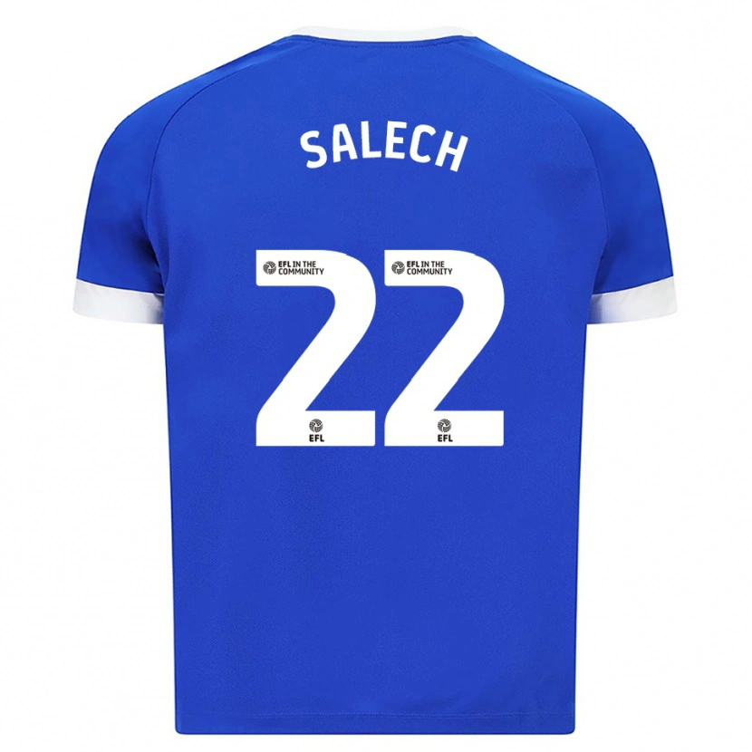 Danxen Kinder Yousef Salech #22 Blau Weiß Heimtrikot Trikot 2025/26 T-Shirt Österreich