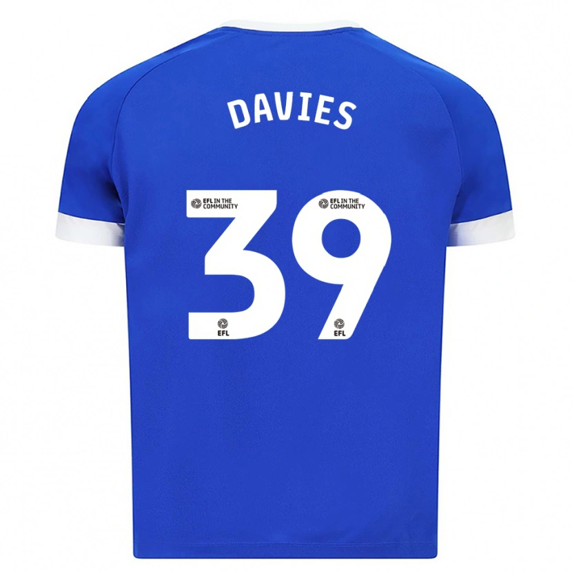 Danxen Kinder Isaak Davies #39 Blau Weiß Heimtrikot Trikot 2025/26 T-Shirt Österreich