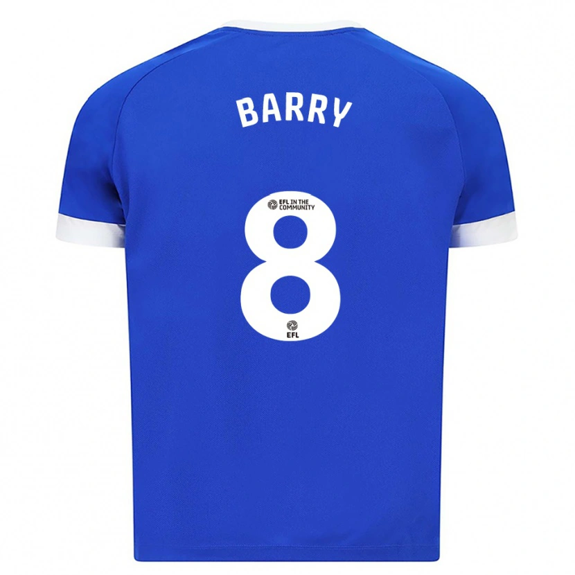 Danxen Kinder Fiona Barry #8 Blau Weiß Heimtrikot Trikot 2025/26 T-Shirt Österreich