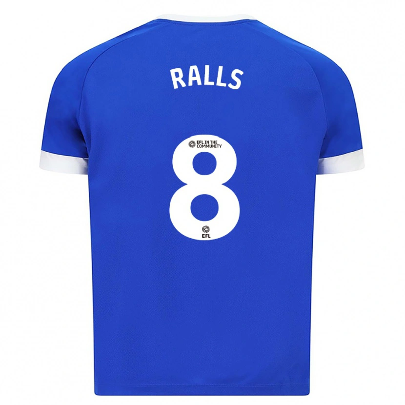 Danxen Kinder Joe Ralls #8 Blau Weiß Heimtrikot Trikot 2025/26 T-Shirt Österreich