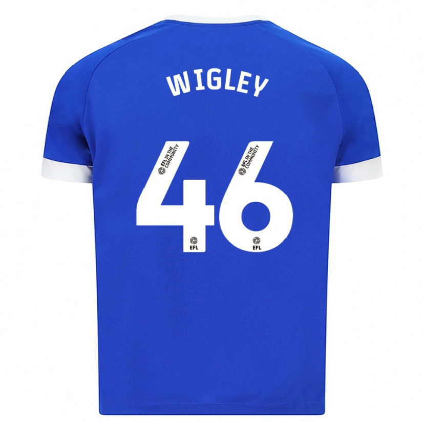 Danxen Kinder Morgan Wigley #46 Blau Weiß Heimtrikot Trikot 2025/26 T-Shirt Österreich