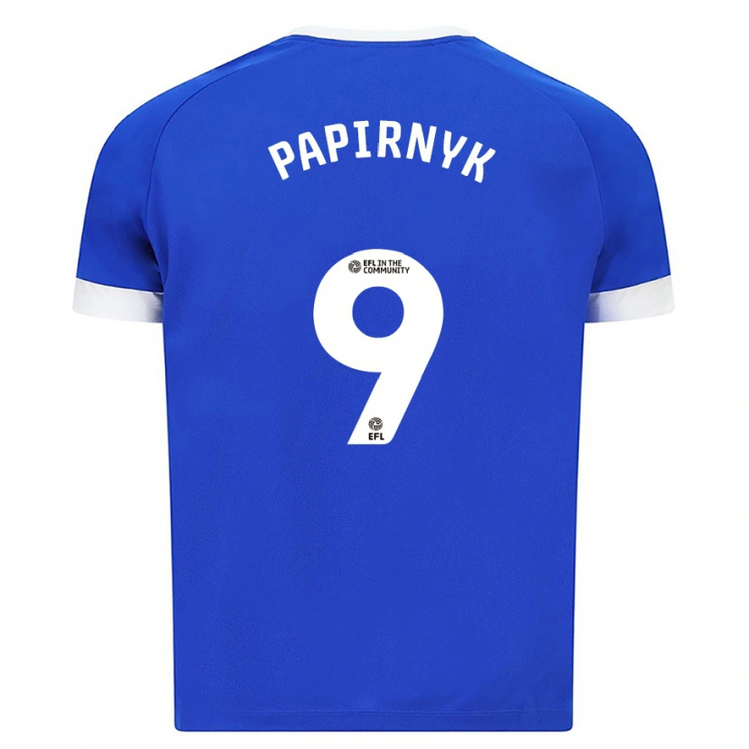 Danxen Kinder Leo Papirnyk #9 Blau Weiß Heimtrikot Trikot 2025/26 T-Shirt Österreich