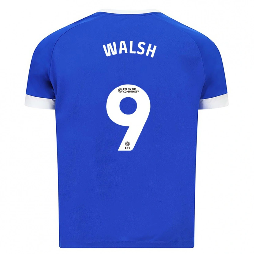 Danxen Kinder Catherine Walsh #9 Blau Weiß Heimtrikot Trikot 2025/26 T-Shirt Österreich
