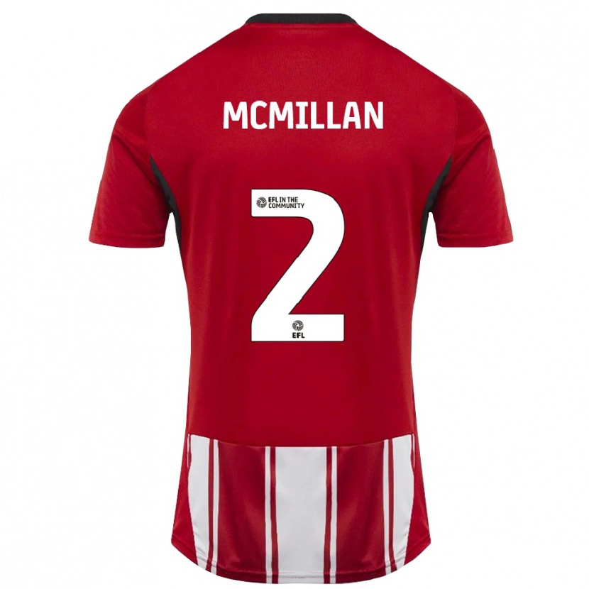 Danxen Kinder Jack Mcmillan #2 Rot Weiß Schwarz Heimtrikot Trikot 2025/26 T-Shirt Österreich