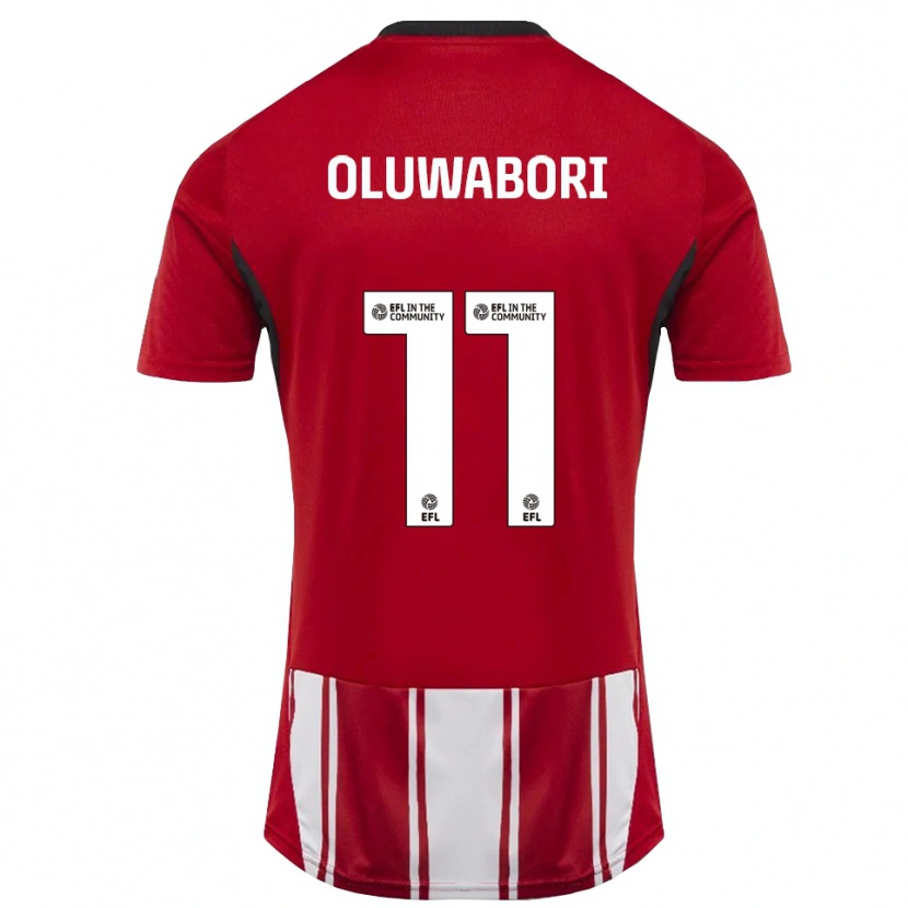 Danxen Kinder Andrew Oluwabori #11 Rot Weiß Schwarz Heimtrikot Trikot 2025/26 T-Shirt Österreich