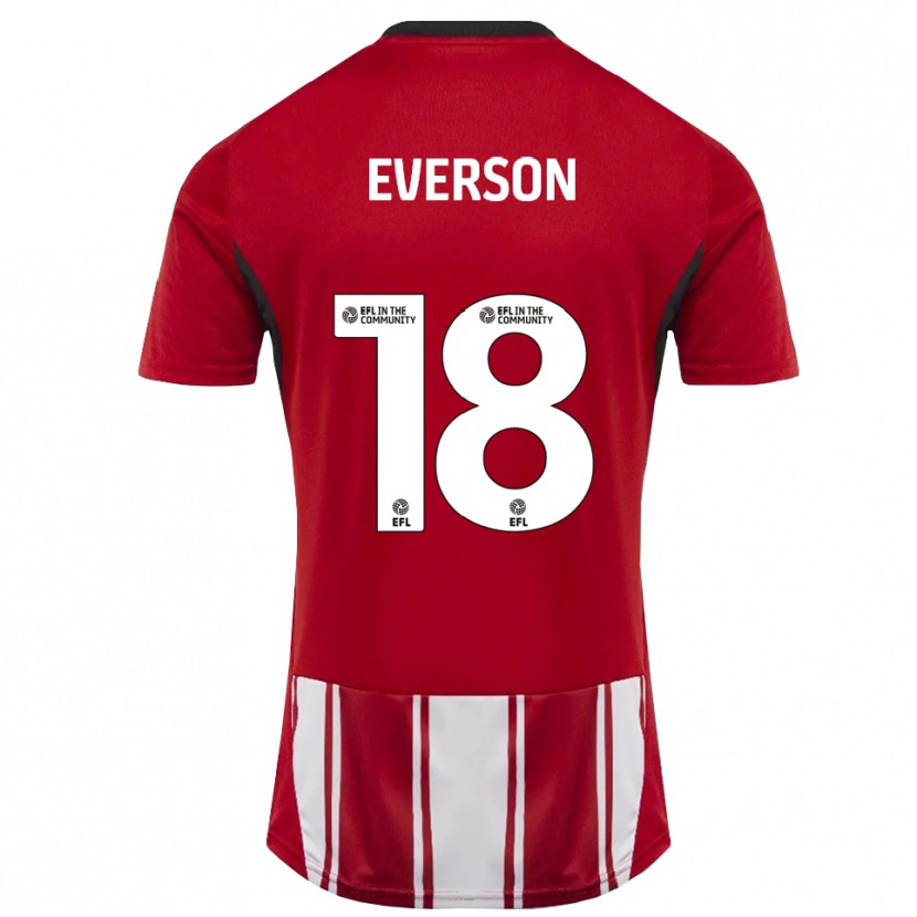 Danxen Kinder Beth Everson #18 Rot Weiß Schwarz Heimtrikot Trikot 2025/26 T-Shirt Österreich