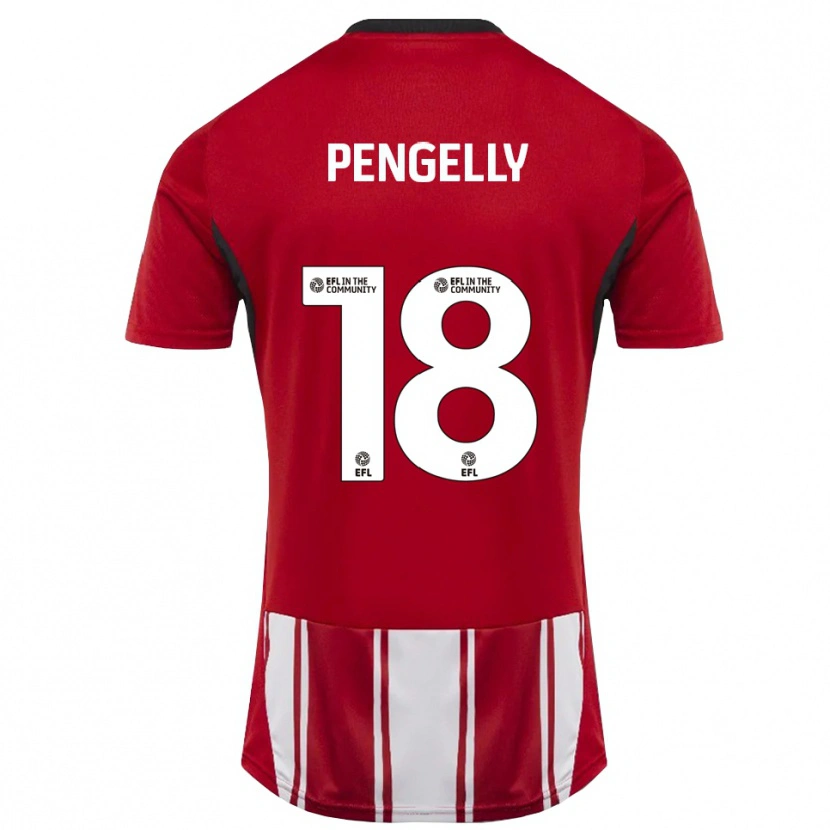 Danxen Kinder Connie Pengelly #18 Rot Weiß Schwarz Heimtrikot Trikot 2025/26 T-Shirt Österreich