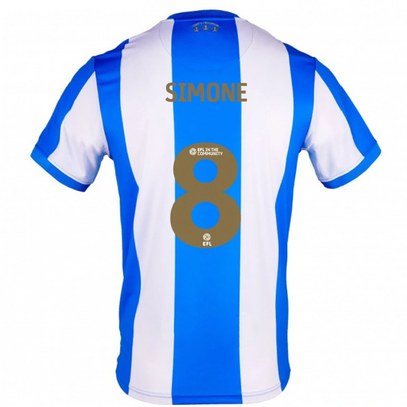 Danxen Kinder Caz Simone #8 Blau Weiß Heimtrikot Trikot 2025/26 T-Shirt Österreich