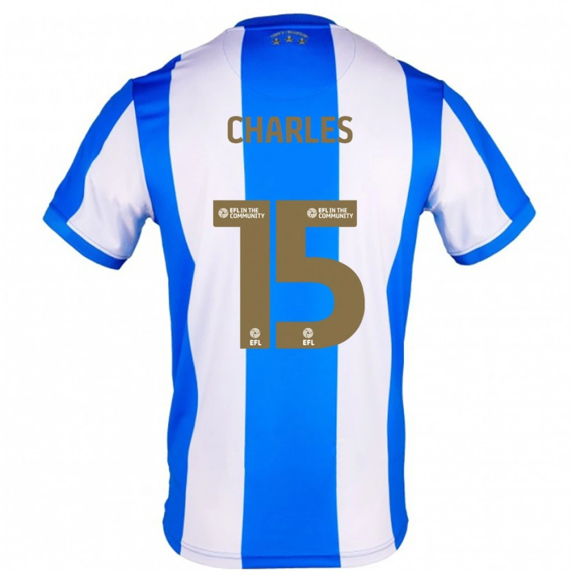 Danxen Kinder Dion Charles #15 Blau Weiß Heimtrikot Trikot 2025/26 T-Shirt Österreich