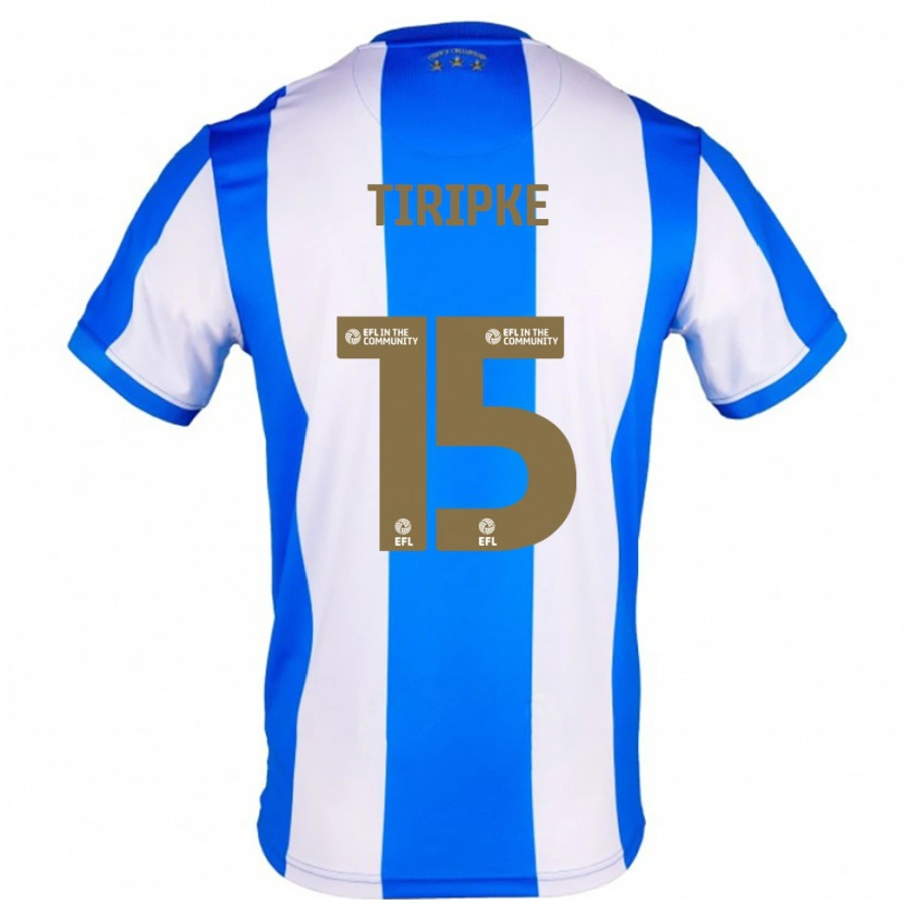 Danxen Kinder Ashley Tiripke #15 Blau Weiß Heimtrikot Trikot 2025/26 T-Shirt Österreich