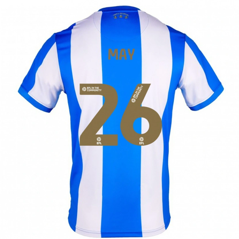Danxen Kinder Alfie May #26 Blau Weiß Heimtrikot Trikot 2025/26 T-Shirt Österreich