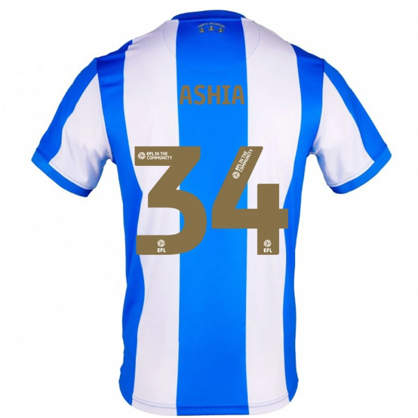 Danxen Kinder Cameron Ashia #34 Blau Weiß Heimtrikot Trikot 2025/26 T-Shirt Österreich