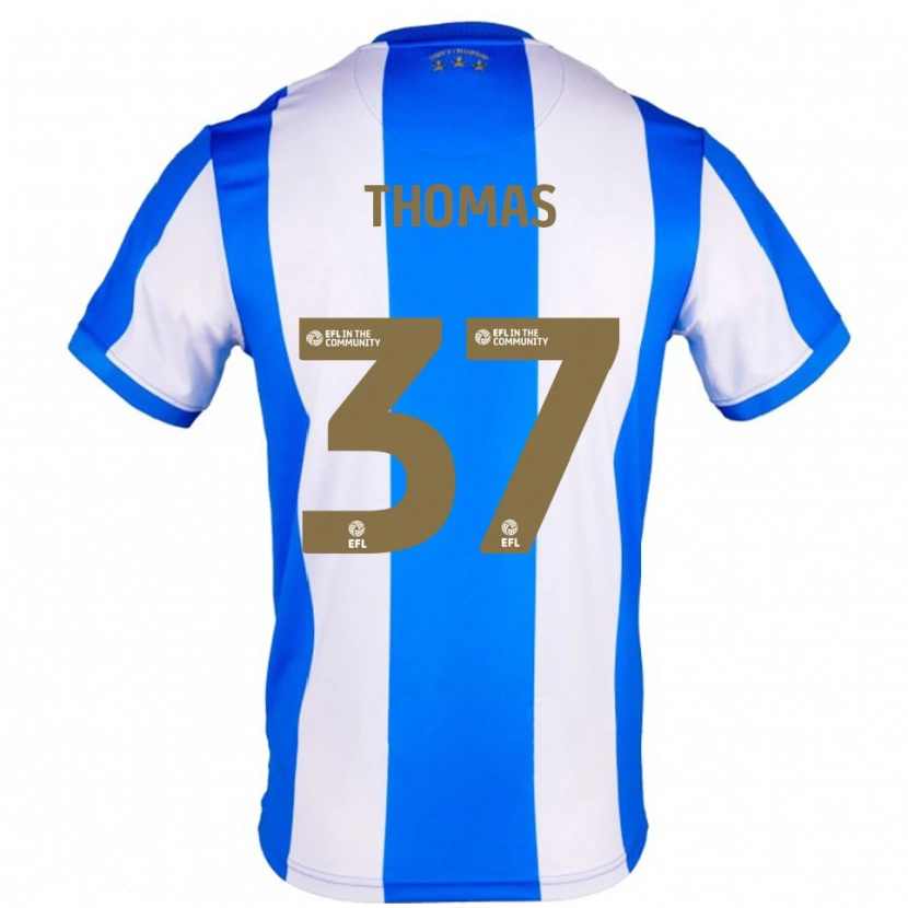 Danxen Kinder Peter Thomas #37 Blau Weiß Heimtrikot Trikot 2025/26 T-Shirt Österreich