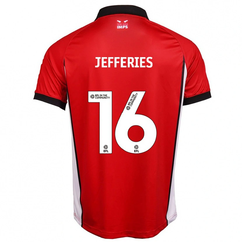 Danxen Kinder Dom Jefferies #16 Rot Weiß Heimtrikot Trikot 2025/26 T-Shirt Österreich