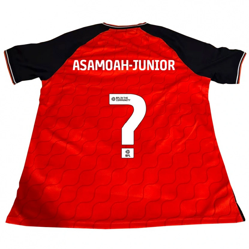 Danxen Kinder Lloyd Asamoah-Junior #0 Orange Schwarz Weiß Heimtrikot Trikot 2025/26 T-Shirt Österreich