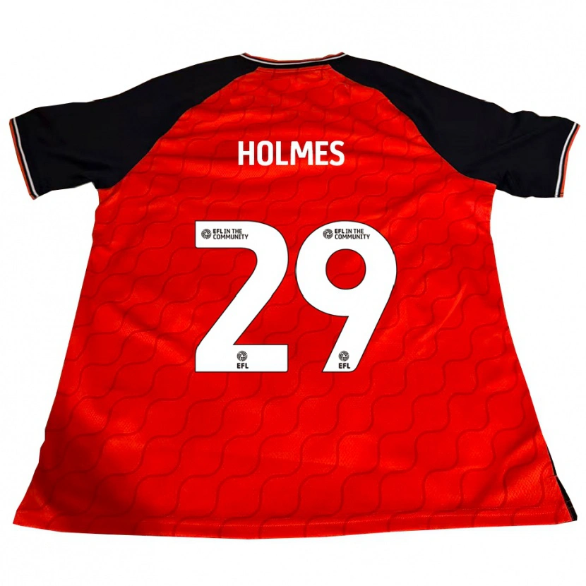Danxen Kinder Tom Holmes #29 Orange Schwarz Weiß Heimtrikot Trikot 2025/26 T-Shirt Österreich