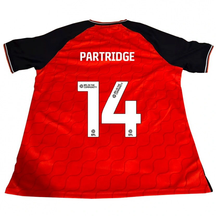 Danxen Kinder Francesca Partridge #14 Orange Schwarz Weiß Heimtrikot Trikot 2025/26 T-Shirt Österreich