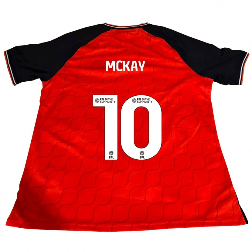 Danxen Kinder Jessica Mckay #10 Orange Schwarz Weiß Heimtrikot Trikot 2025/26 T-Shirt Österreich