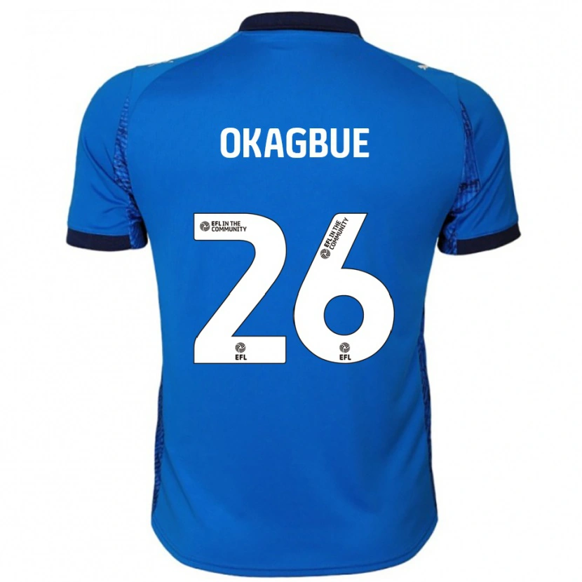 Danxen Kinder David Okagbue #26 Blau Weiß Heimtrikot Trikot 2025/26 T-Shirt Österreich
