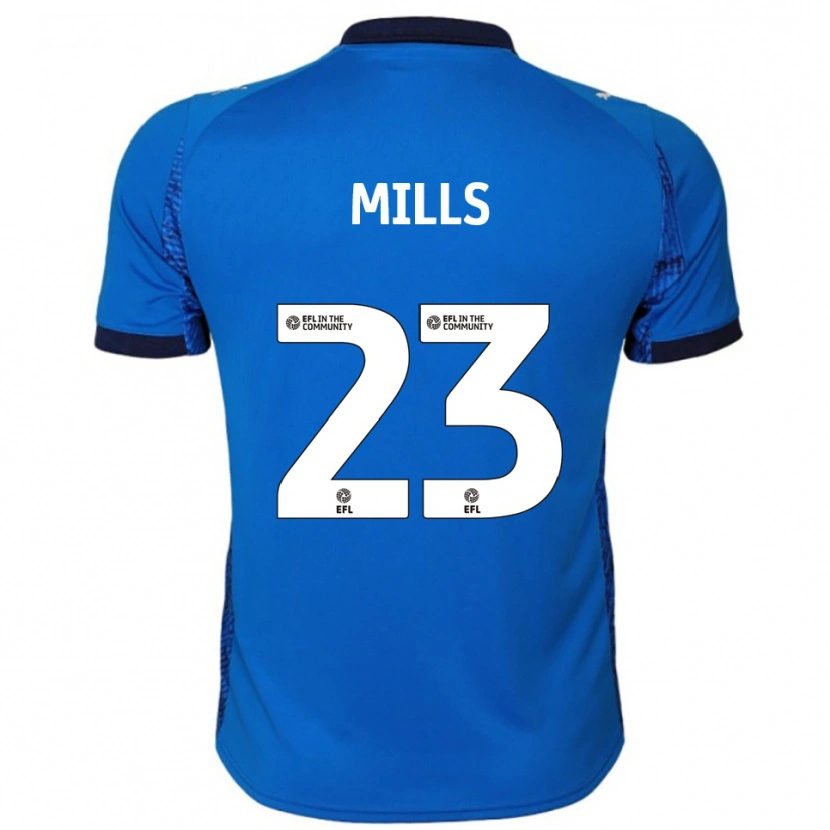 Danxen Kinder Harley Mills #23 Blau Weiß Heimtrikot Trikot 2025/26 T-Shirt Österreich