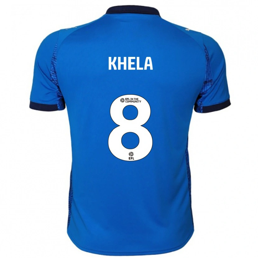 Danxen Kinder Brandon Khela #8 Blau Weiß Heimtrikot Trikot 2025/26 T-Shirt Österreich